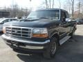 1996 Raven Black Ford F150 XL Extended Cab 4x4  photo #2