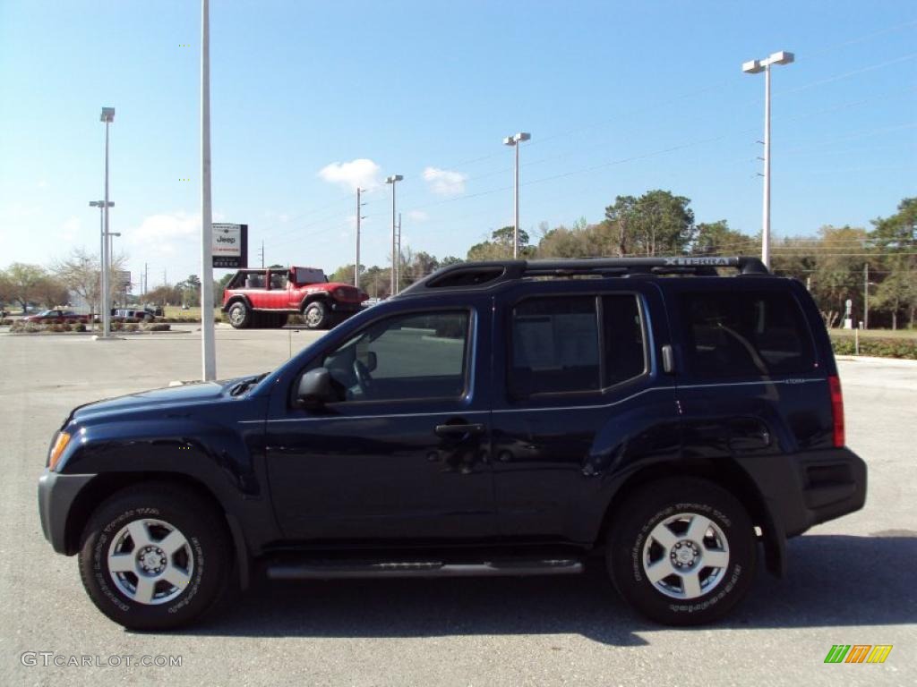 2008 Xterra S - Midnight Blue / Steel/Graphite photo #2