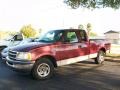 Dark Toreador Red Metallic 1997 Ford F150 XLT Extended Cab