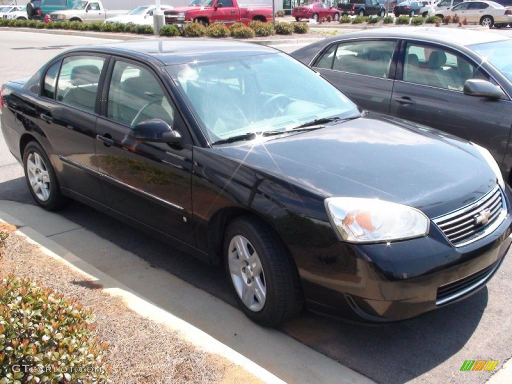 2006 Malibu LT Sedan - Black / Titanium Gray photo #1