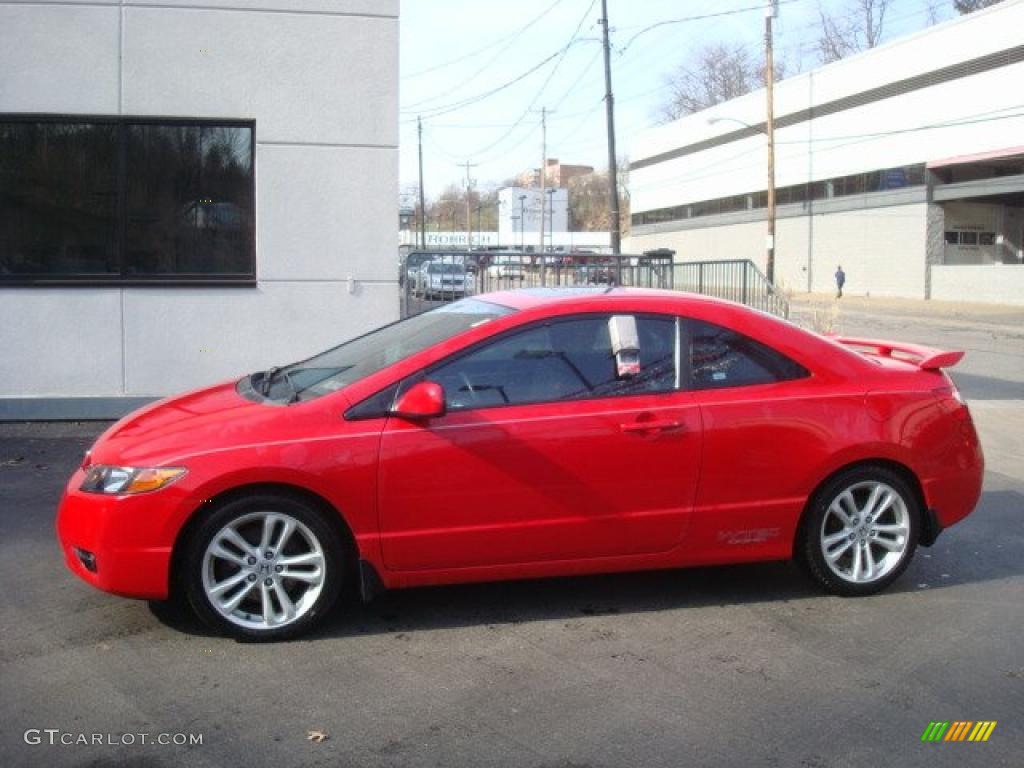 2006 Civic Si Coupe - Rallye Red / Black photo #1