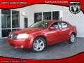 2010 Inferno Red Crystal Pearl Dodge Avenger R/T  photo #1