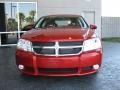 2010 Inferno Red Crystal Pearl Dodge Avenger R/T  photo #2