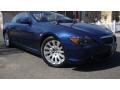 2005 Mystic Blue Metallic BMW 6 Series 645i Convertible  photo #2