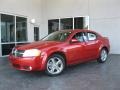 2010 Inferno Red Crystal Pearl Dodge Avenger R/T  photo #30