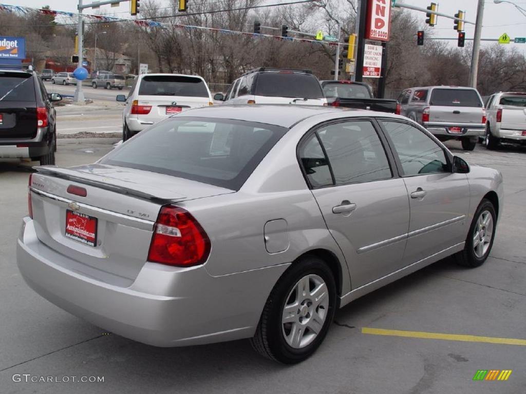 2006 Malibu LT V6 Sedan - Silverstone Metallic / Ebony Black photo #2