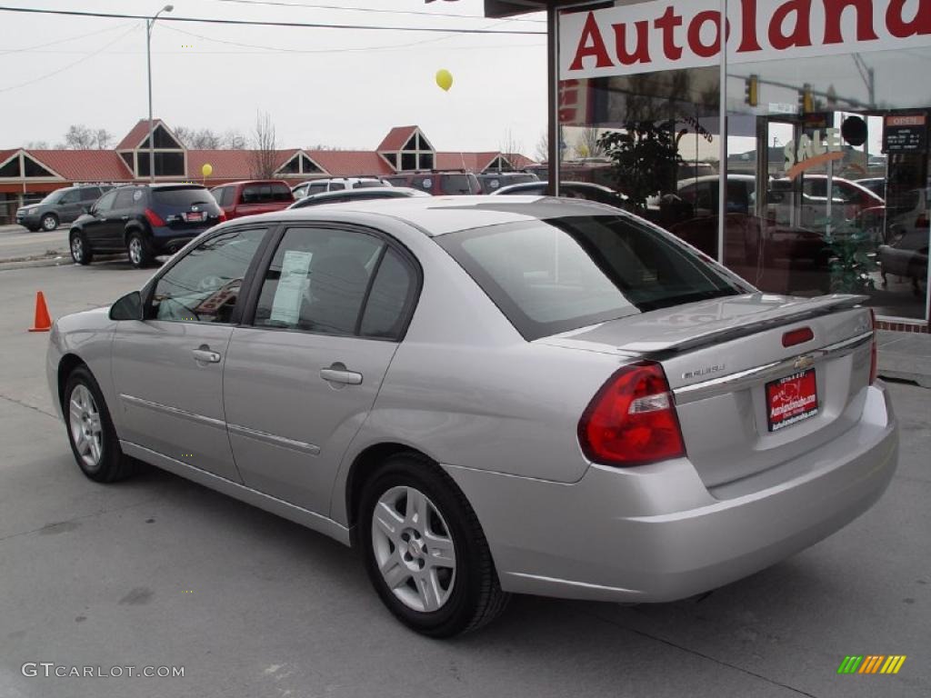 2006 Malibu LT V6 Sedan - Silverstone Metallic / Ebony Black photo #3