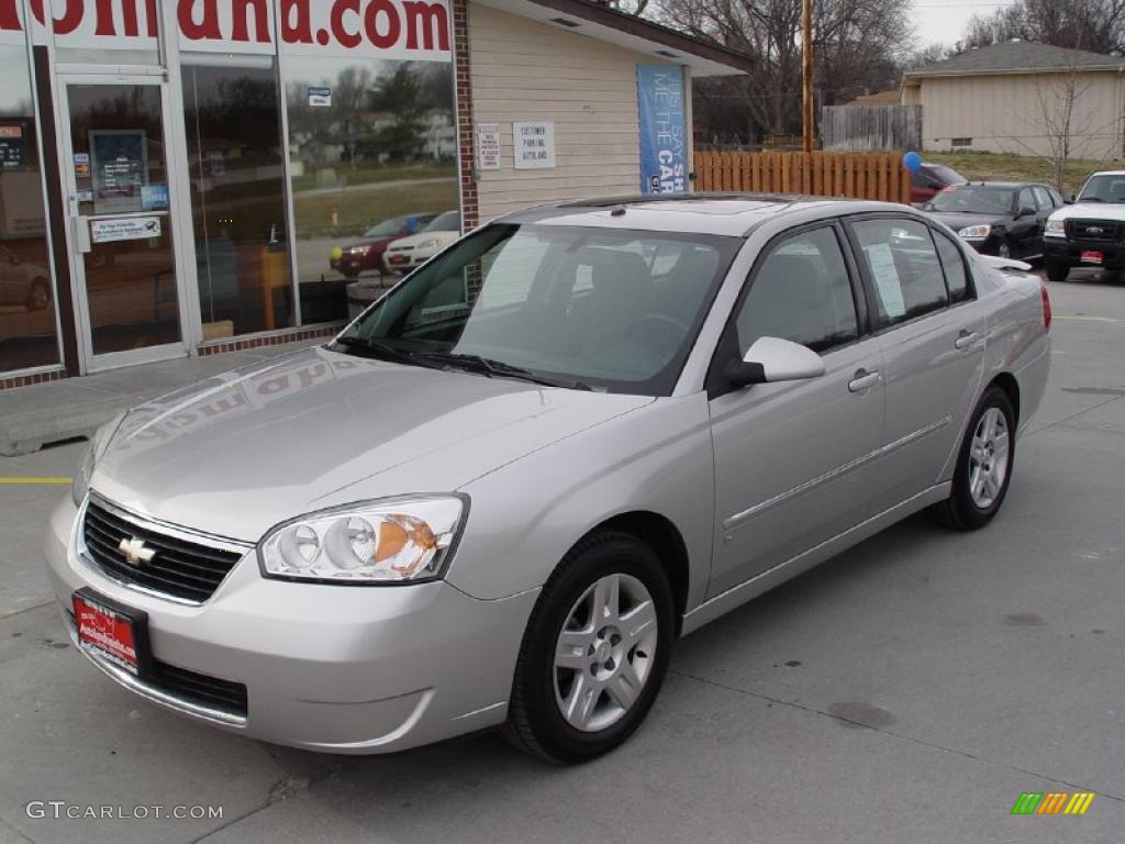 2006 Malibu LT V6 Sedan - Silverstone Metallic / Ebony Black photo #5