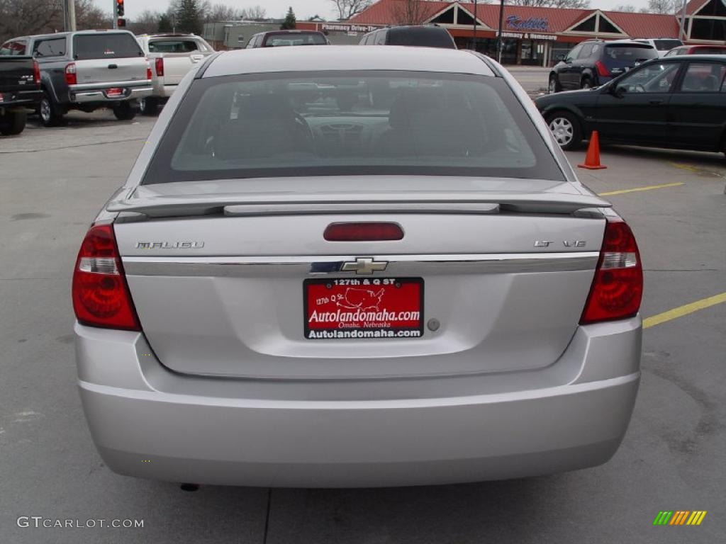 2006 Malibu LT V6 Sedan - Silverstone Metallic / Ebony Black photo #22