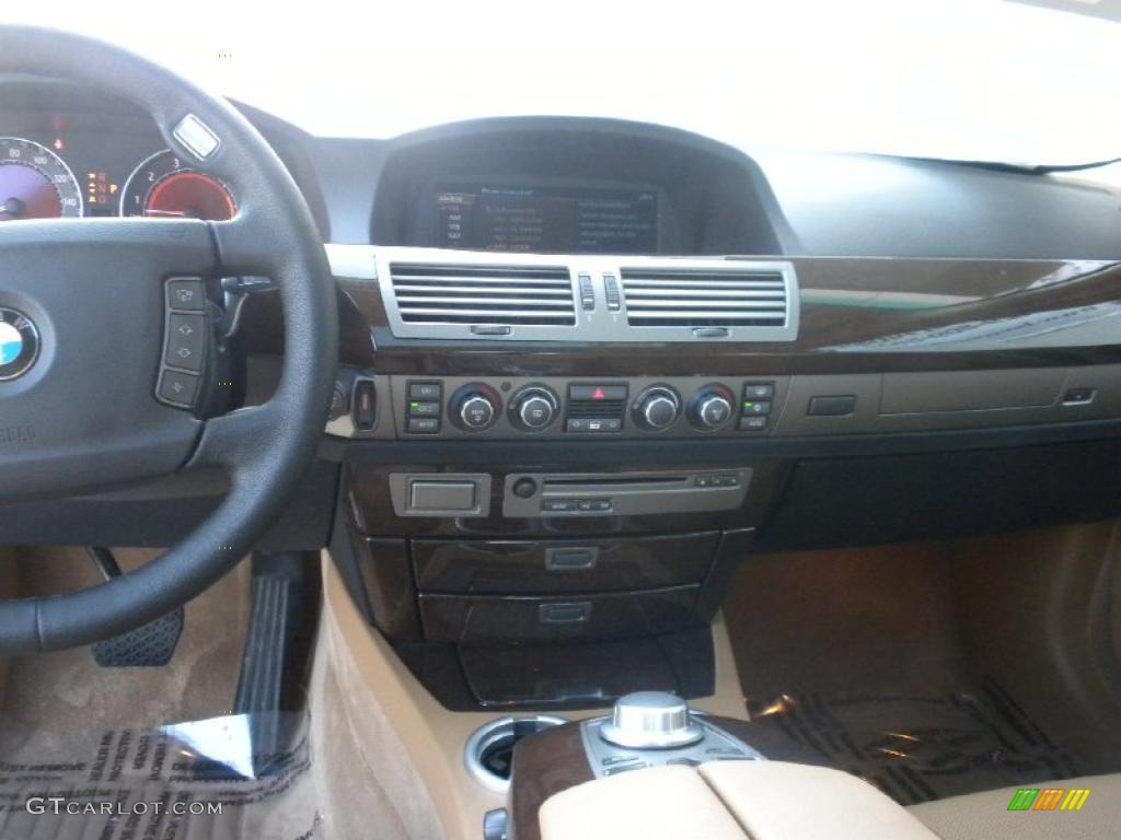 2008 7 Series 750Li Sedan - Sterling Grey Metallic / Beige photo #15