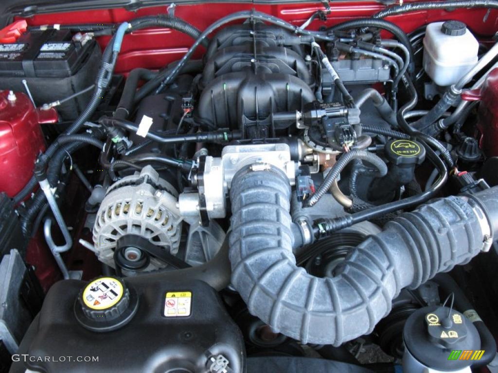 2007 Mustang V6 Deluxe Coupe - Redfire Metallic / Dark Charcoal photo #24