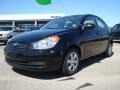 2008 Ebony Black Hyundai Accent GLS Sedan  photo #1