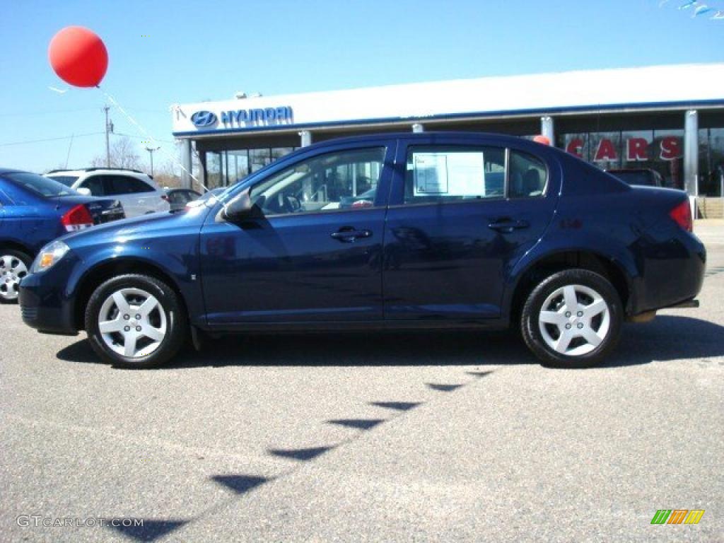 2008 Cobalt LS Sedan - Imperial Blue Metallic / Gray photo #3