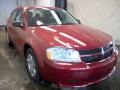 2010 Inferno Red Crystal Pearl Dodge Avenger SXT  photo #5