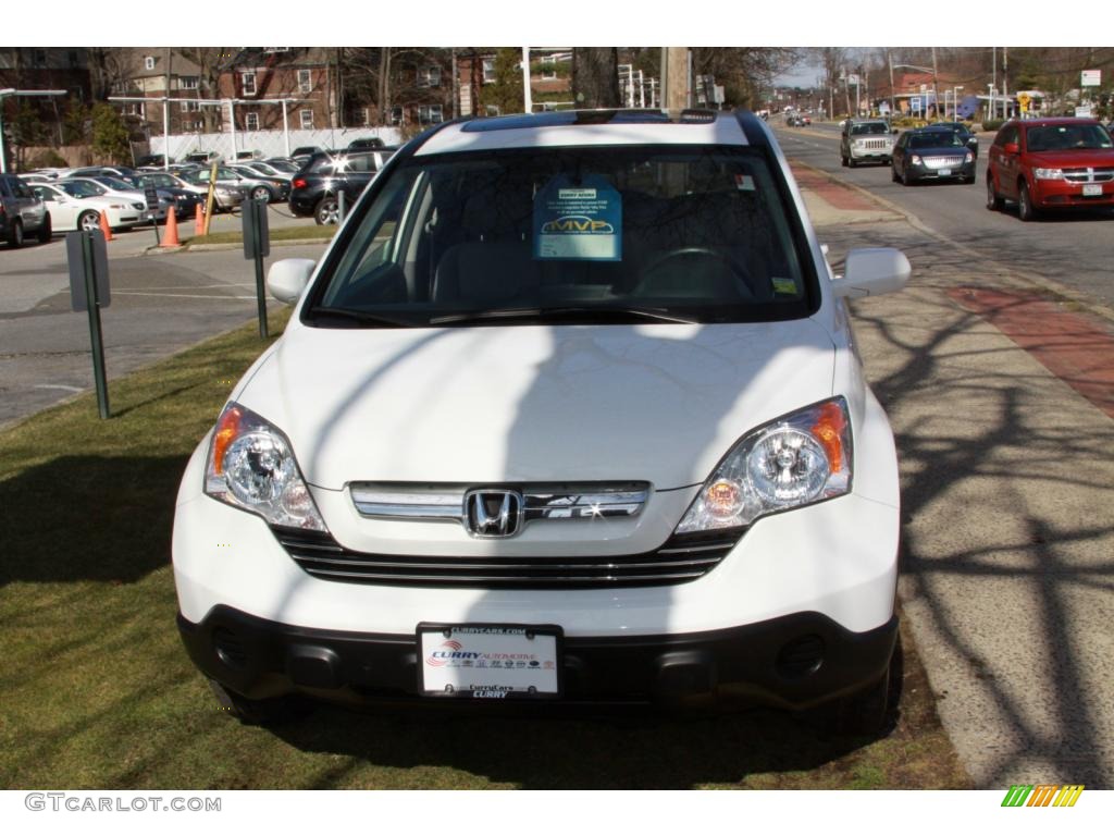 2007 CR-V EX-L 4WD - Taffeta White / Gray photo #3