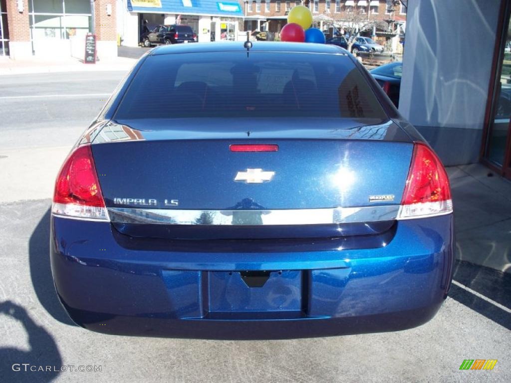 2007 Impala LS - Imperial Blue Metallic / Ebony Black photo #9