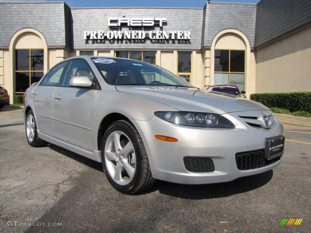 2008 MAZDA6 i Touring Sedan - Smokestone / Beige photo #1