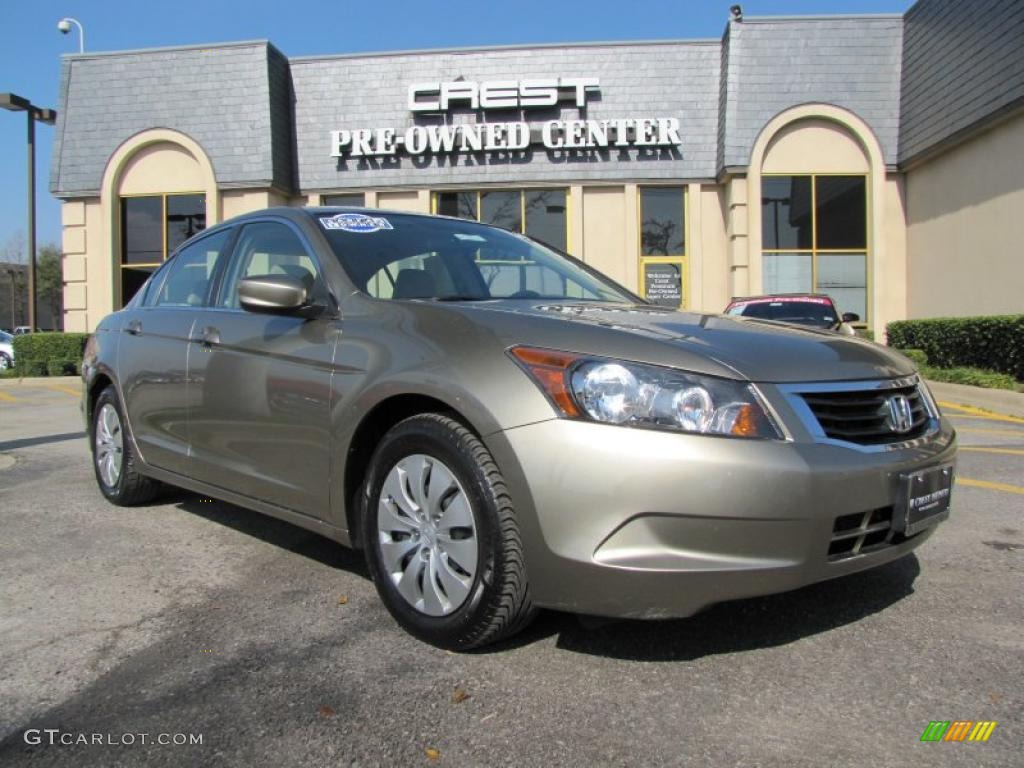 2008 Accord LX Sedan - Bold Beige Metallic / Ivory photo #1