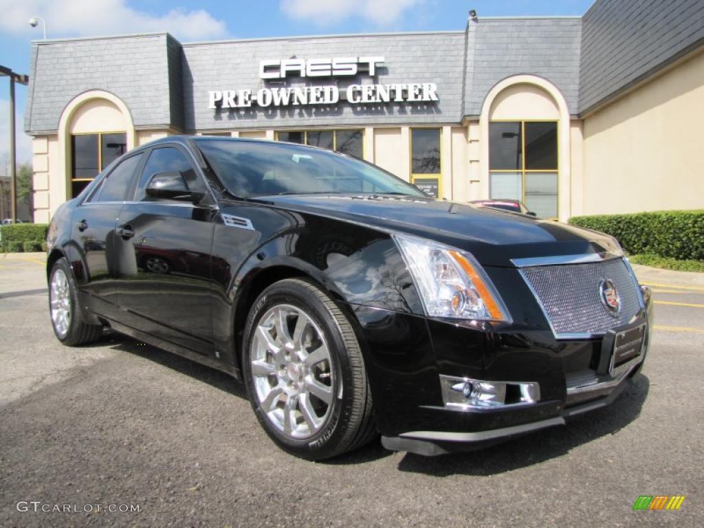 2009 CTS Sedan - Black Ice / Ebony photo #1