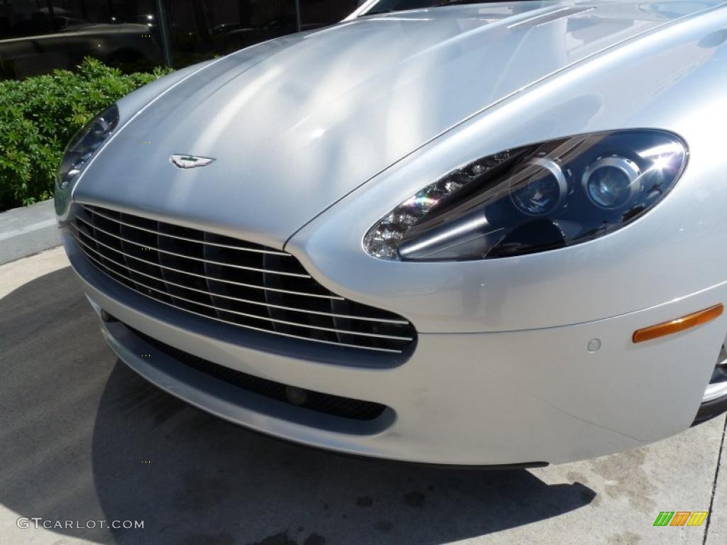 2010 V8 Vantage Roadster - Lightning Silver / Obsidian Black photo #9