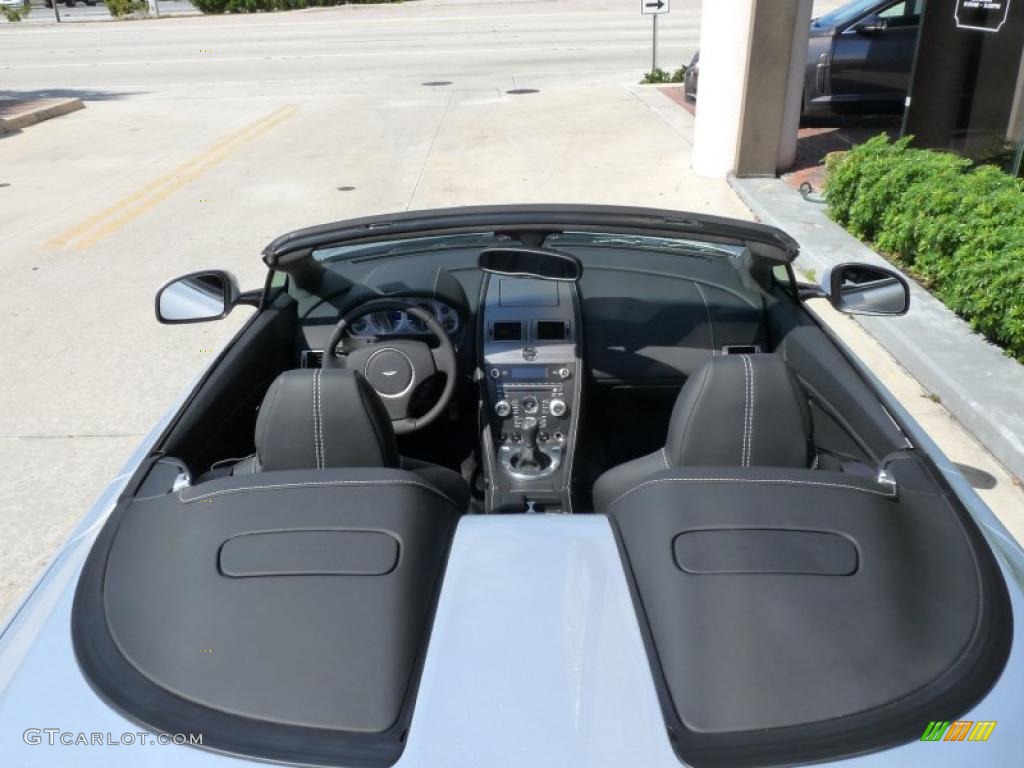 2010 V8 Vantage Roadster - Lightning Silver / Obsidian Black photo #12
