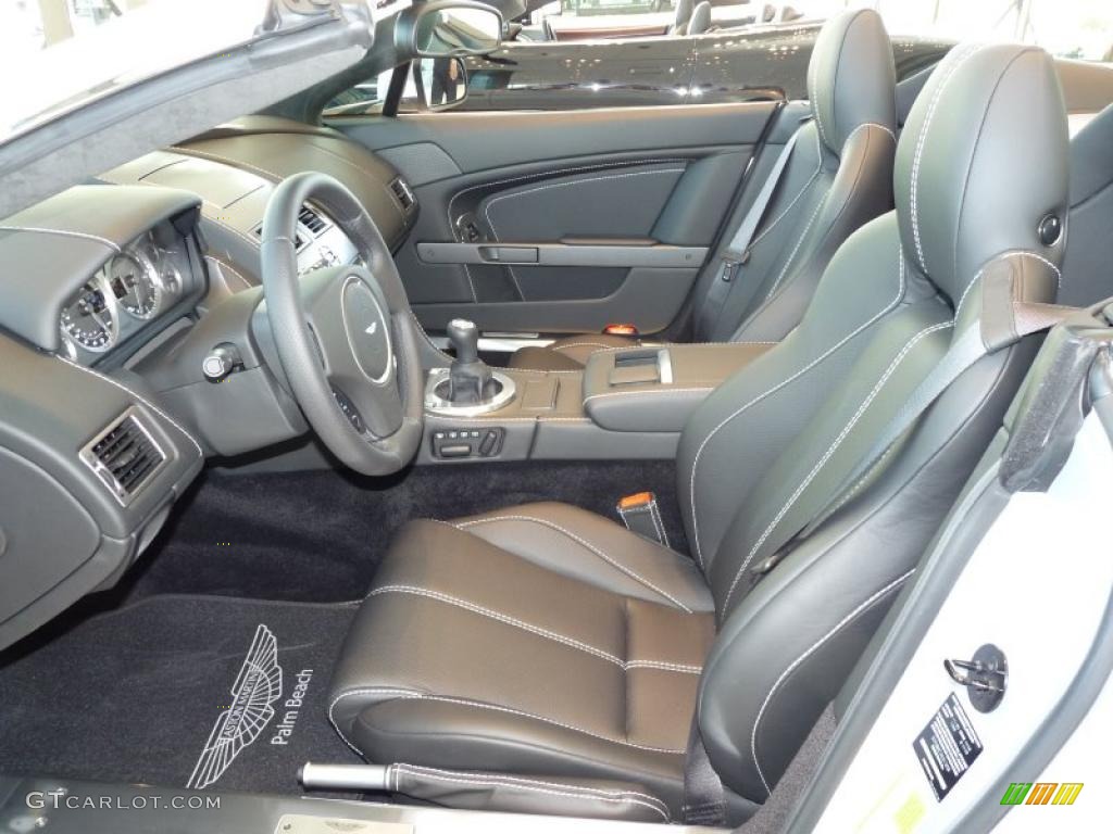 2010 V8 Vantage Roadster - Lightning Silver / Obsidian Black photo #18