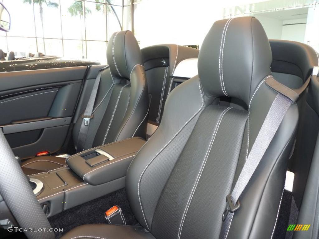 2010 V8 Vantage Roadster - Lightning Silver / Obsidian Black photo #19