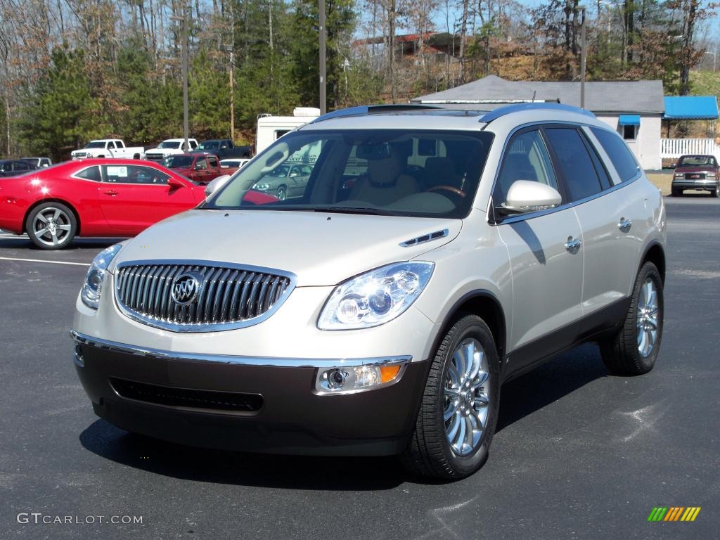 2010 Enclave CXL AWD - Gold Mist Metallic / Cashmere/Cocoa photo #1