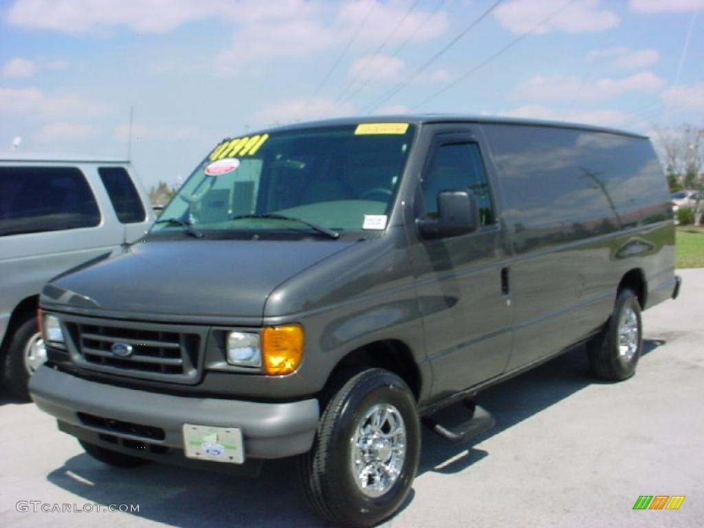 Dark Shadow Grey Metallic Ford E Series Van