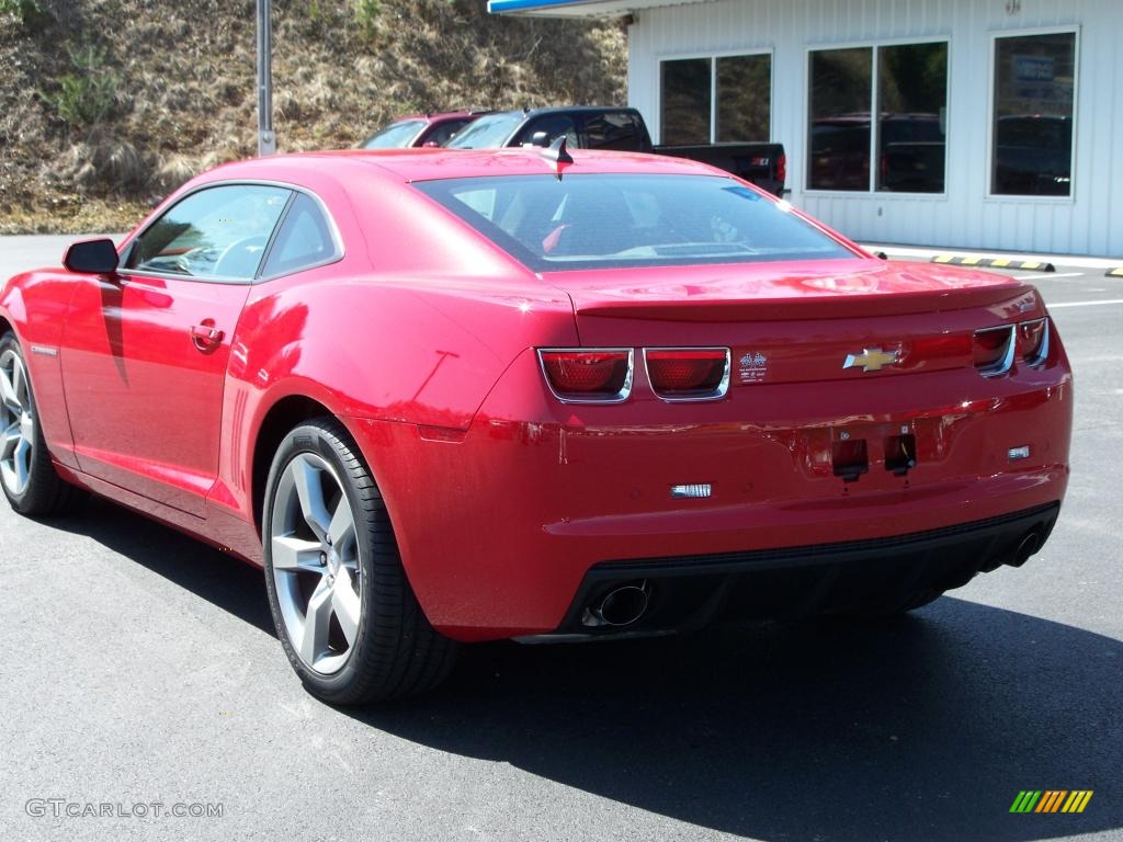 2010 Camaro SS Coupe - Victory Red / Black photo #18