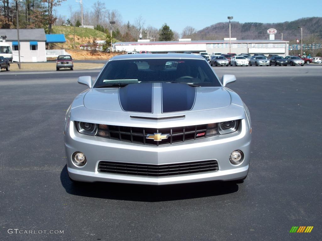 2010 Camaro SS/RS Coupe - Silver Ice Metallic / Black photo #10