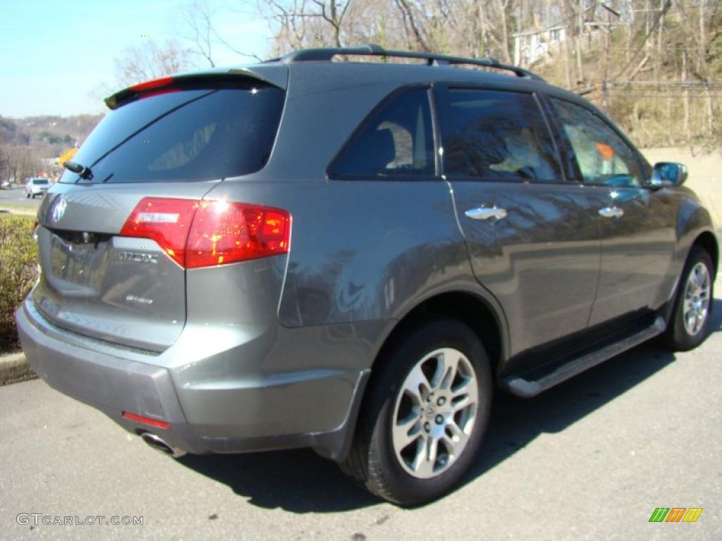 2007 MDX Technology - Nimbus Gray Metallic / Taupe photo #4