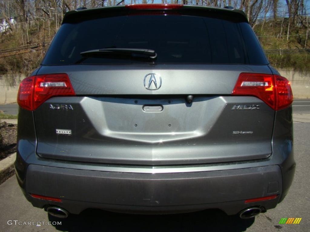 2007 MDX Technology - Nimbus Gray Metallic / Taupe photo #5