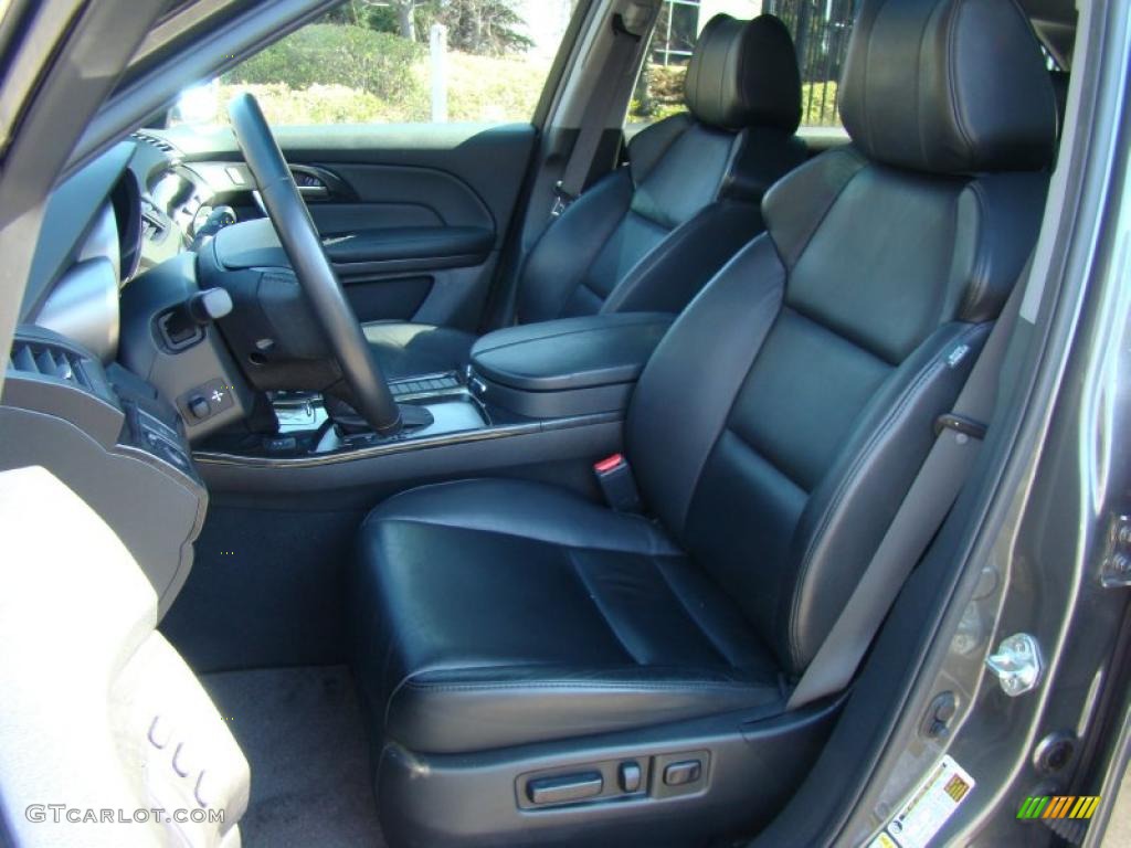 2007 MDX Technology - Nimbus Gray Metallic / Ebony photo #8