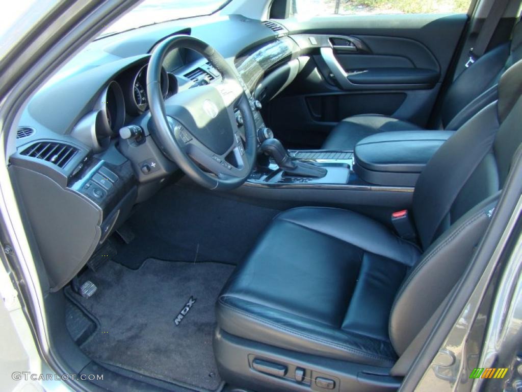 2007 MDX Technology - Nimbus Gray Metallic / Ebony photo #10
