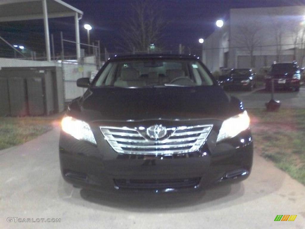 2007 Camry Hybrid - Black / Ash photo #2