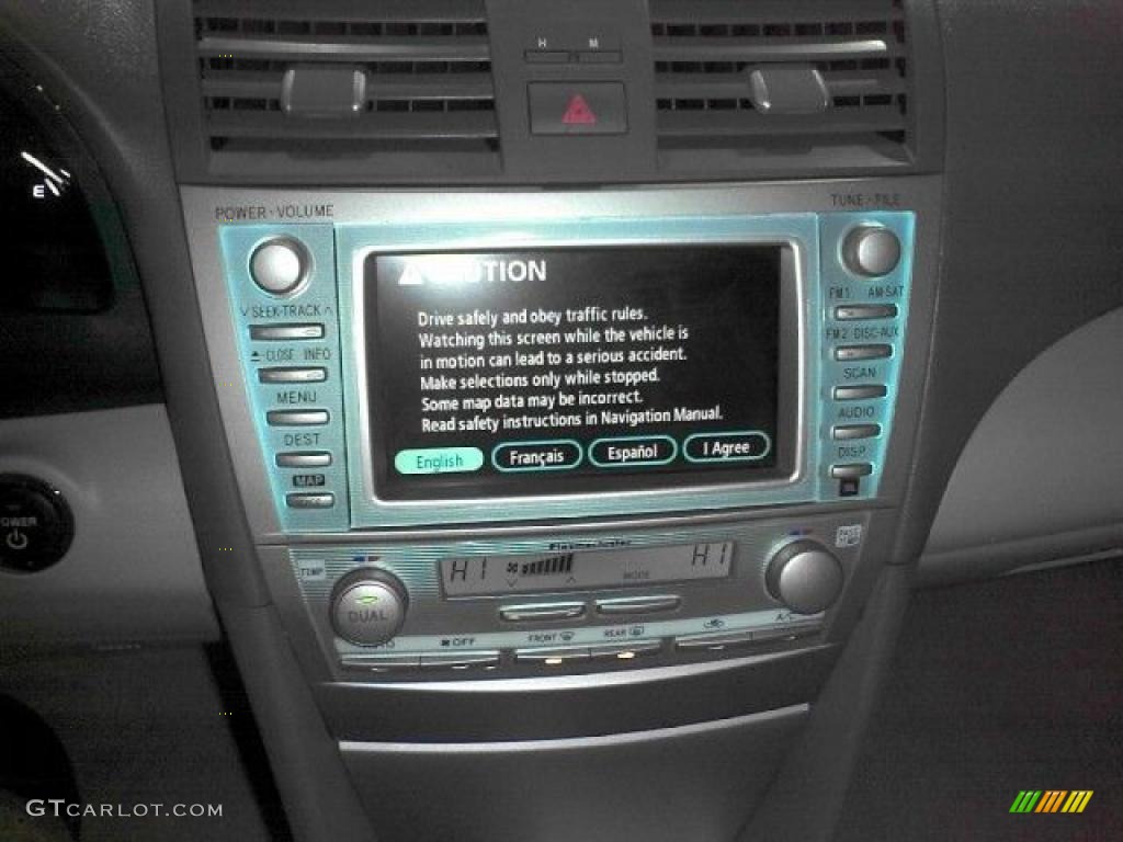 2007 Camry Hybrid - Black / Ash photo #8