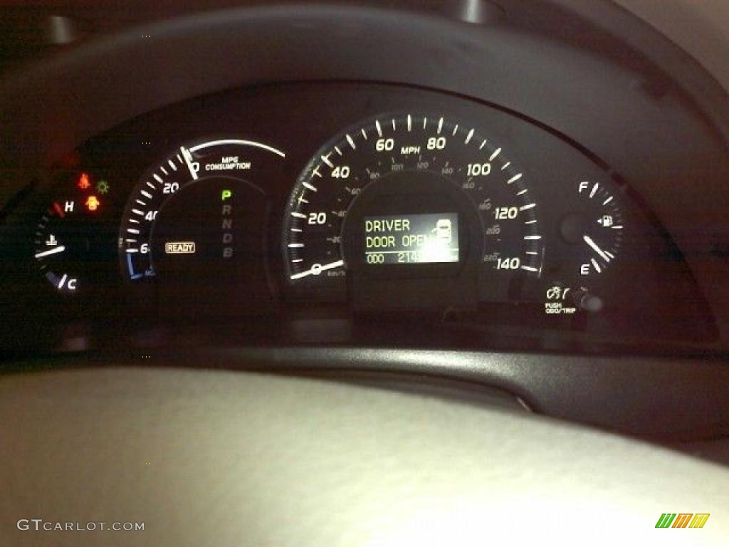 2007 Camry Hybrid - Black / Ash photo #9