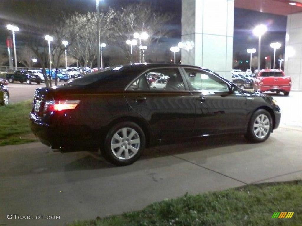 2007 Camry Hybrid - Black / Ash photo #17