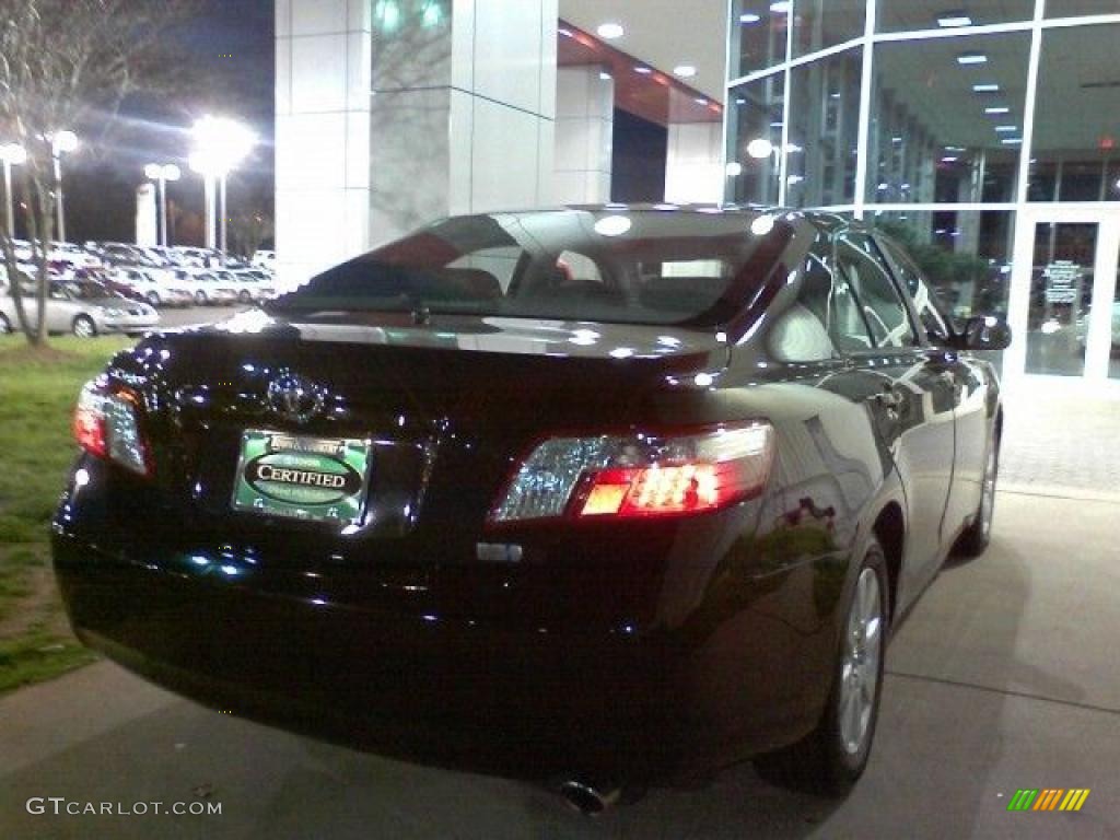 2007 Camry Hybrid - Black / Ash photo #18