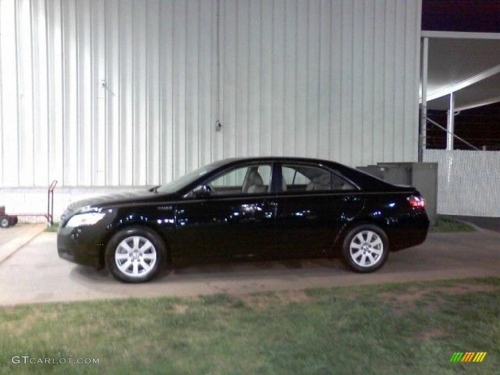 2007 Camry Hybrid - Black / Ash photo #19