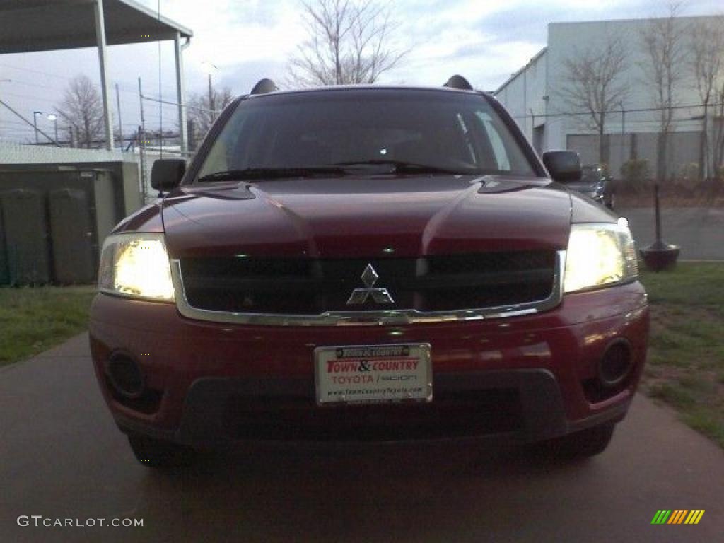 2006 Endeavor LS - Ultra Red Pearl / Charcoal photo #2
