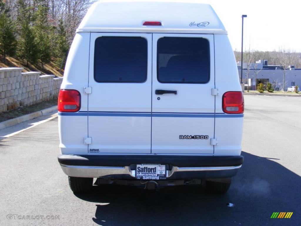 1998 Ram Van 1500 Passenger Conversion - White / Blue photo #6