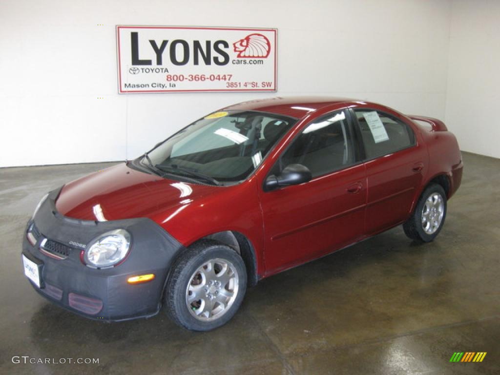 2003 Neon SXT - Blaze Red Crystal Pearl / Dark Slate Gray photo #1