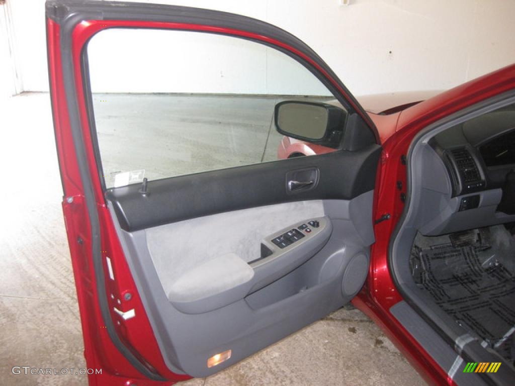 2007 Accord EX Sedan - Moroccan Red Pearl / Gray photo #12