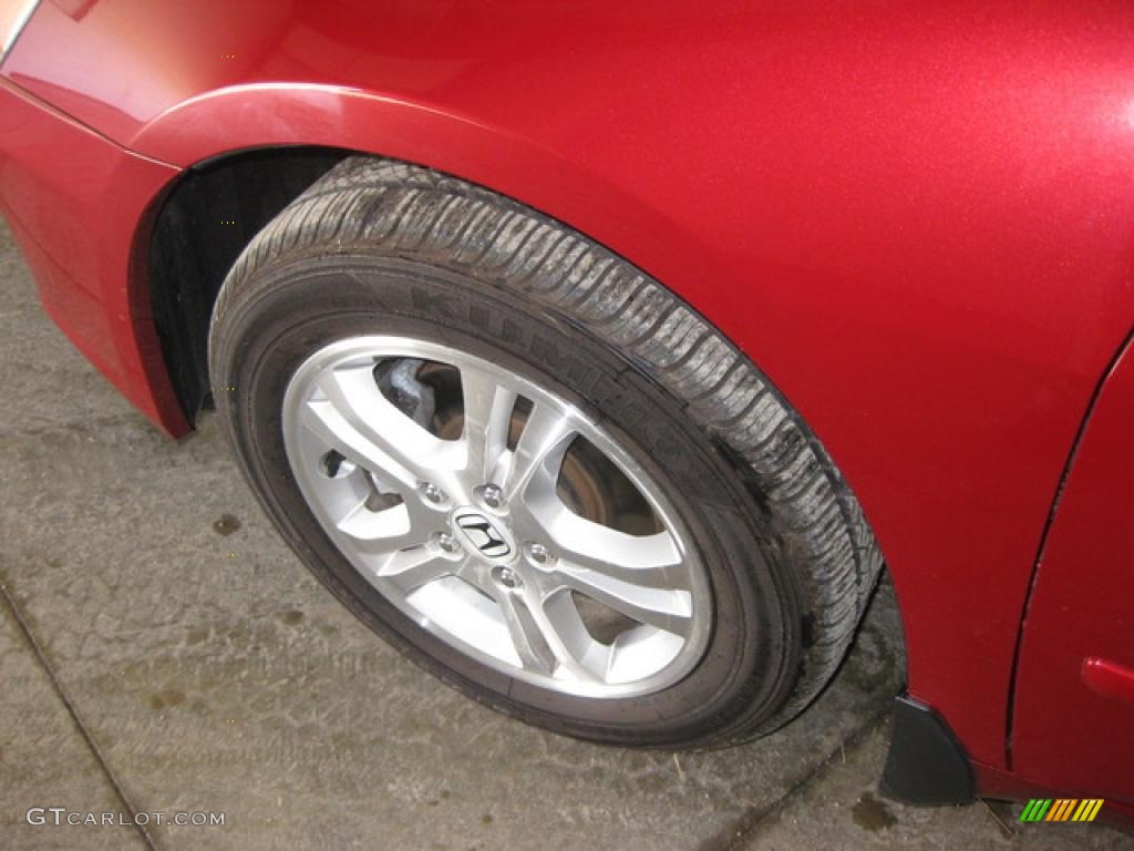 2007 Accord EX Sedan - Moroccan Red Pearl / Gray photo #18