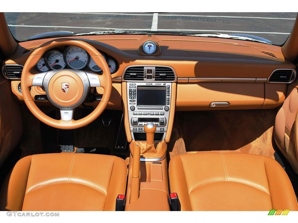 2008 911 Carrera 4S Cabriolet - Midnight Blue Metallic / Natural Brown photo #19