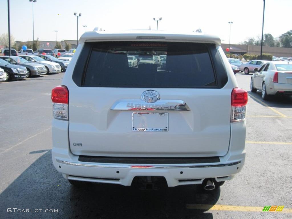 2010 4Runner SR5 - Blizzard White Pearl / Sand Beige photo #4