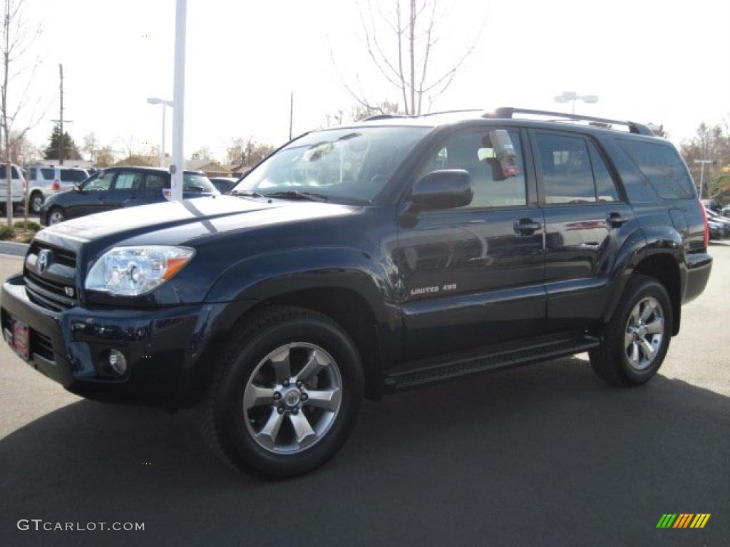 2007 4Runner Limited 4x4 - Nautical Blue Metallic / Stone photo #5