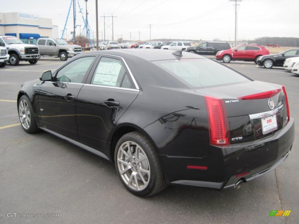 2010 CTS -V Sedan - Black Raven / Ebony photo #3